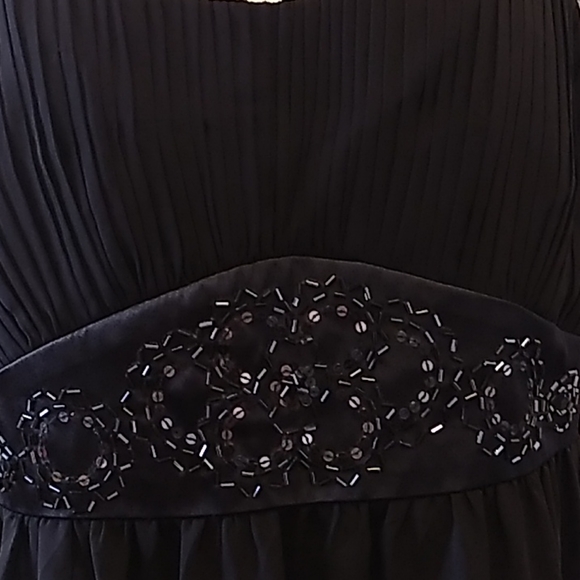 🦌🎄🎁 JONES WEAR BLACK CHIFFON COCKTAIL 🍹DRESS SZ 16 - Picture 13 of 13